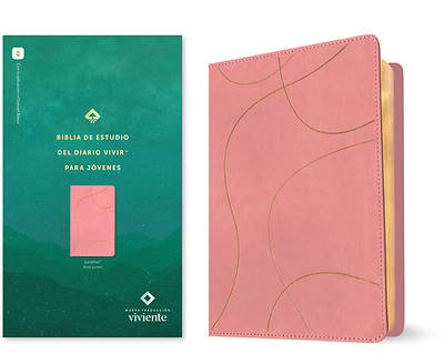 Picture of Biblia de Estudio del Diario Vivir Para Jóvenes Ntv (Sentipiel, Rosa Pastel, Letra Roja, Habilitada Para Filament)
