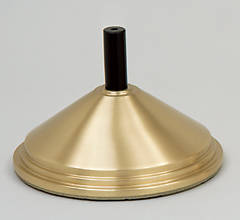 Picture of Koleys K437-BASE 10 1/2" Satin Brass Processional Torch Base