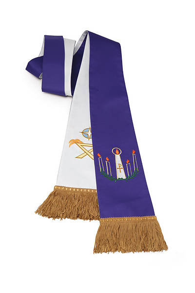 Picture of Advent/Christmas Purple/White Reversible Stole