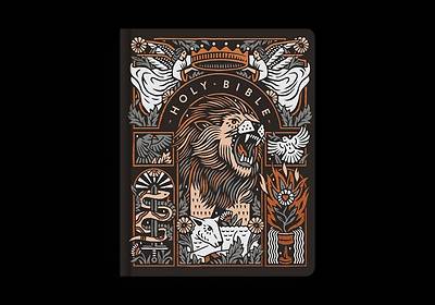 Picture of ESV Single Column Journaling Bible, Artist Series (Hardcover, Joshua Noom, the Lion and the Lamb)