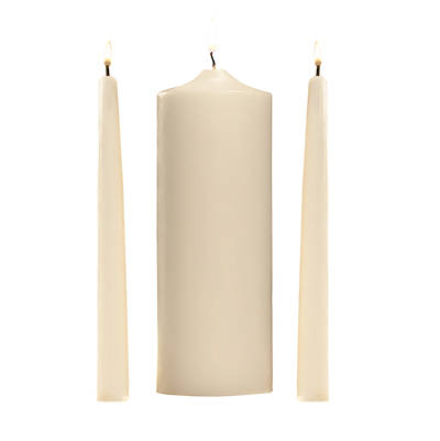 Picture of Plain Wedding Unity Candle Set