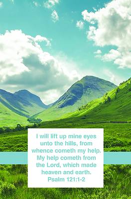 Picture of I Will Lift Up Mine Eyes Bulletin (Pkg 100) General Worship