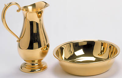 Picture of Koleys K217G Gold Plated Baptismal Pitcher