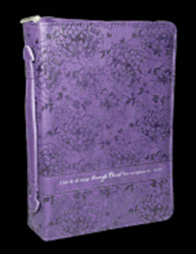 Picture of Purple Luxleather Phil 4 Large Print Bible Cover