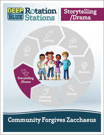 Picture of Deep Blue Rotation Stations: Community Forgives Zacchaeus - Storytelling/Drama Station Download