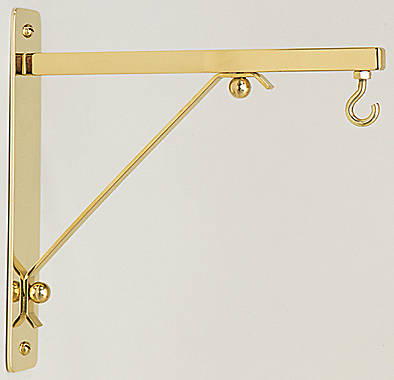Koleys K210 Polished Brass Sanctuary Lamp Wall Bracket