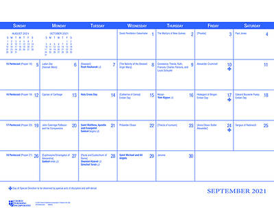 Picture of 2022 Parish Wall Calendar