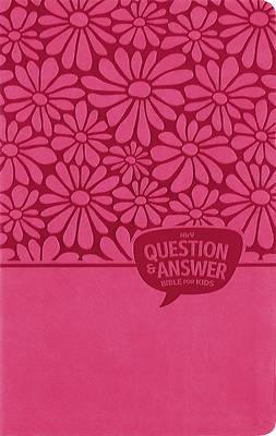 Nirv, Question and Answer Bible for Kids, Leathersoft, Pink, Comfort Print