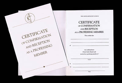 Picture of United Methodist Covenant I Confirmation and Reception Certificates (Pkg of 3)