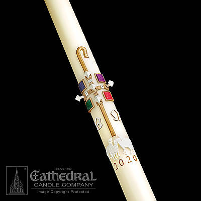 Picture of Cathedral The Good Shepherd Paschal Candle 2-3/8" x 52"