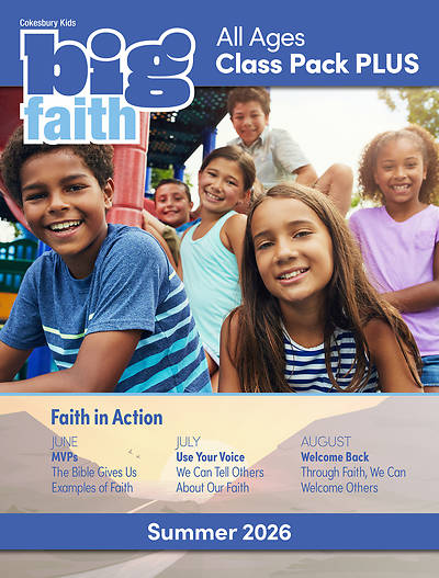 Picture of Cokesbury Kids Big Faith Summer 2026 All Ages Digital Class Pack Plus Download