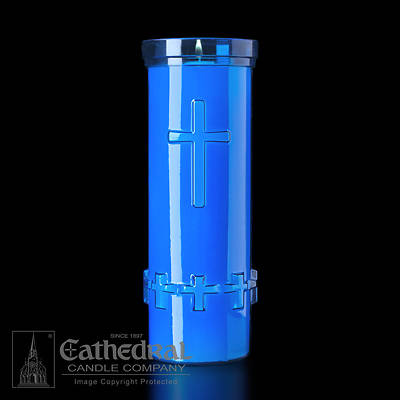 Picture of Cathedral Devotiona-Lites Plastic Offering Lights - 6 Day, Blue