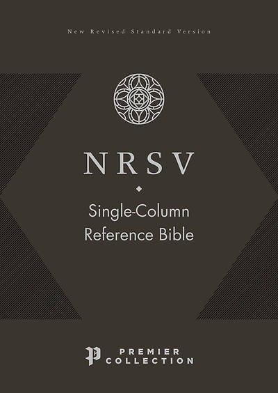 Picture of Nrsv, Single-Column Reference Bible, Premium Leather, Goatskin, Black, Premier Collection, Comfort Print