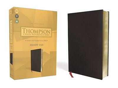 Picture of Kjv, Thompson Chain-Reference Bible, Handy Size, Bonded Leather, Black, Red Letter