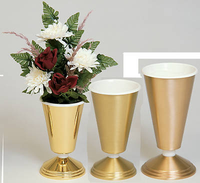 Picture of Koleys K474B Satin Bronze Vase with Aluminum Liner