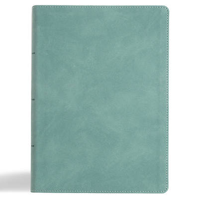 Picture of NASB Notetaking Bible, Large Print Edition, Earthen Teal Suedesoft Leathertouch