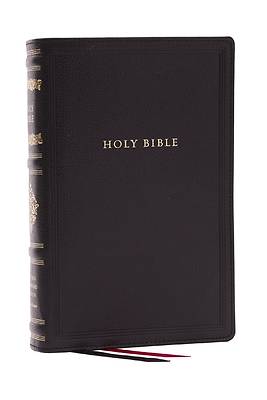 Picture of RSV Personal Size Bible with Cross References, Black Genuine Leather, (Sovereign Collection)