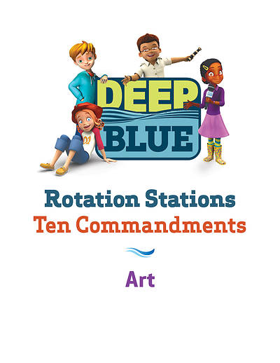 Picture of Deep Blue Rotation Stations: Ten Commandments - Art Station Download