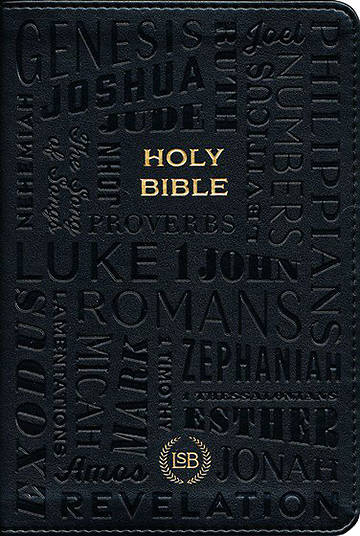 LSB Compact Edition Bible Black Faux Leather