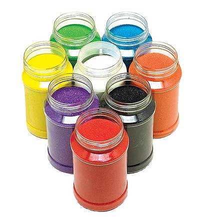Picture of Vacation Bible School (VBS) Rainbow Craft Sand  Pkg of 8