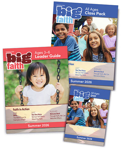 Picture of Cokesbury Kids Big Faith Summer 2026 Leader Kit Ages 3-6