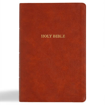 Picture of KJV Giant Print Reference Bible, Burnt Sienna Leathertouch