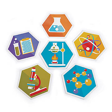 Picture of Vacation Bible School VBS 2022 God's Wonder Lab PK6 Science Lab Wall Cutouts