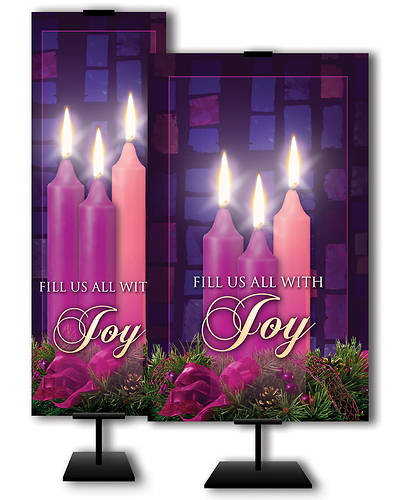 Picture of Fill Us All With Joy Advent 2'x 6' Banner