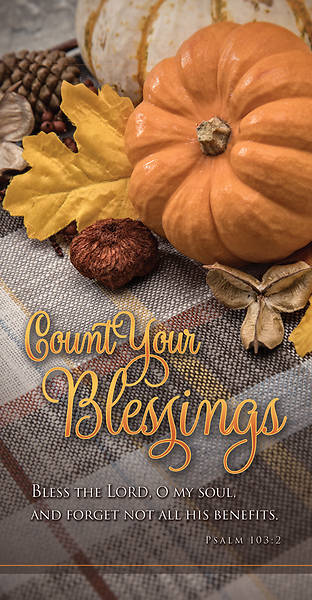 Picture of Count Your Blessings Offering Envelope Psalm 103:2 NIV