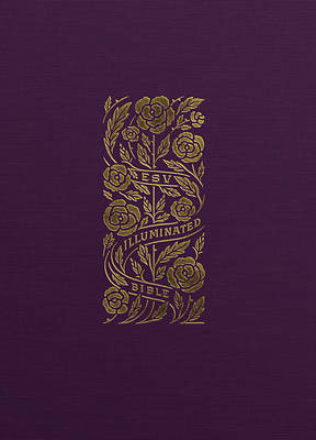 Picture of ESV Illuminated Bible, Art Journaling Edition (Cloth Over Board, Eggplant)