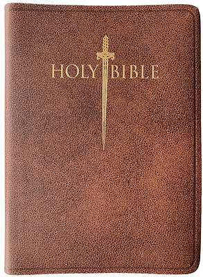 Picture of KJV Sword Study Bible Personal Size Large Print Acorn Bonded Leather Indexed