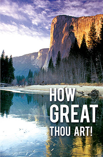 Picture of How Great Thou Art Hymn Bulletin (Package of 100)