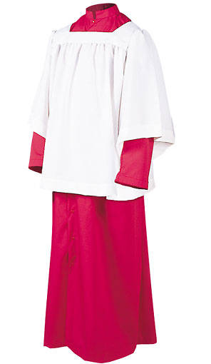 Picture of Abbey Brand Style 215S Acolyte Cassock Red - 16