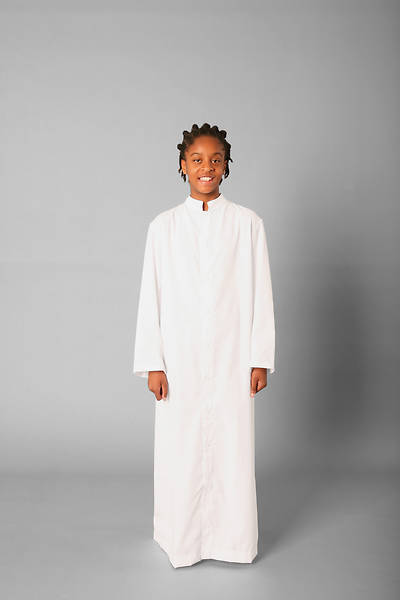 Picture of Abbey Brand Style 215S Acolyte Cassock White - 13