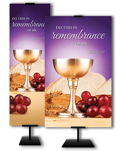Picture of "Do This In Remembrance of Me" Communion Banner