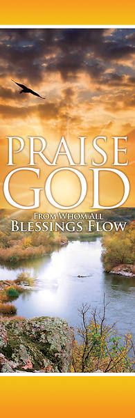 Picture of Praise God 2' x 6' Banner