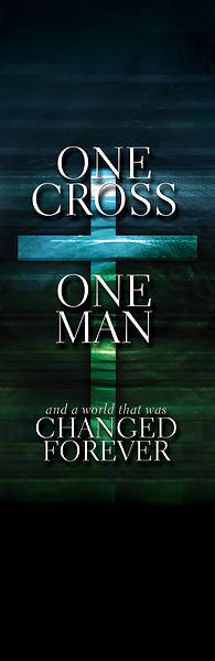 Picture of One Cross 2' x 6' Banner