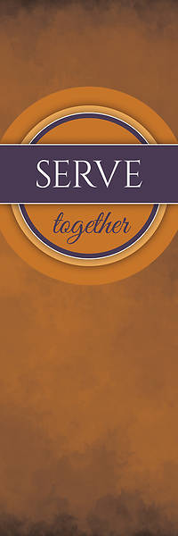 Picture of Together Circles Serve 2' x 6' Banner