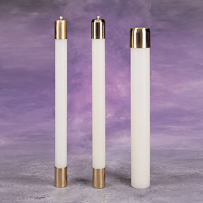 Picture of Lux Mundi Refillable Liquid Wax Candles for Artistic 2019 or Later Candlesticks