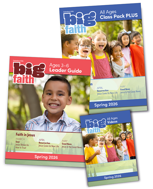 Cokesbury Kids Big Faith Spring 2026 Leader Kit Ages 3-6